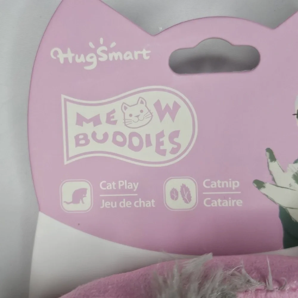 New Hugsmart Meow Buddies Crazy Catcher Rainbow Unicorn Cat Toy Catnip Treat